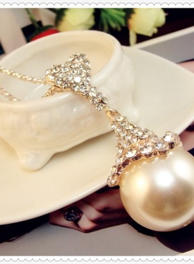 饰品镶钻韩版欧美风毛衣链