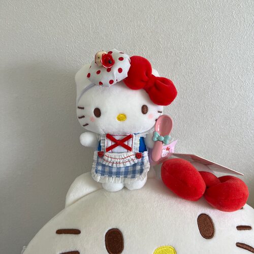 正版苹果厨师可爱毛绒钥匙扣
