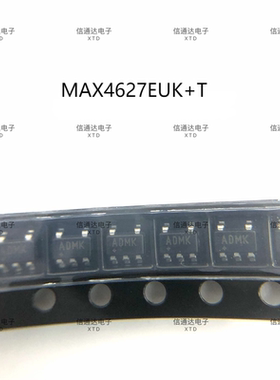 销售并回收MAX4627EUK+T  SOT-23-5 模拟开关/多路复用器