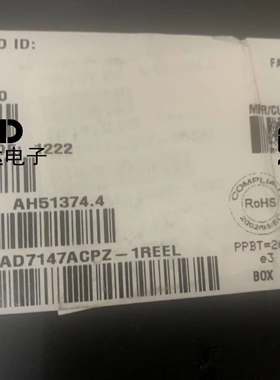销售并回收AD7147ACPZ-1REEL 电容数字转换器 24LFCS原厂原装器件