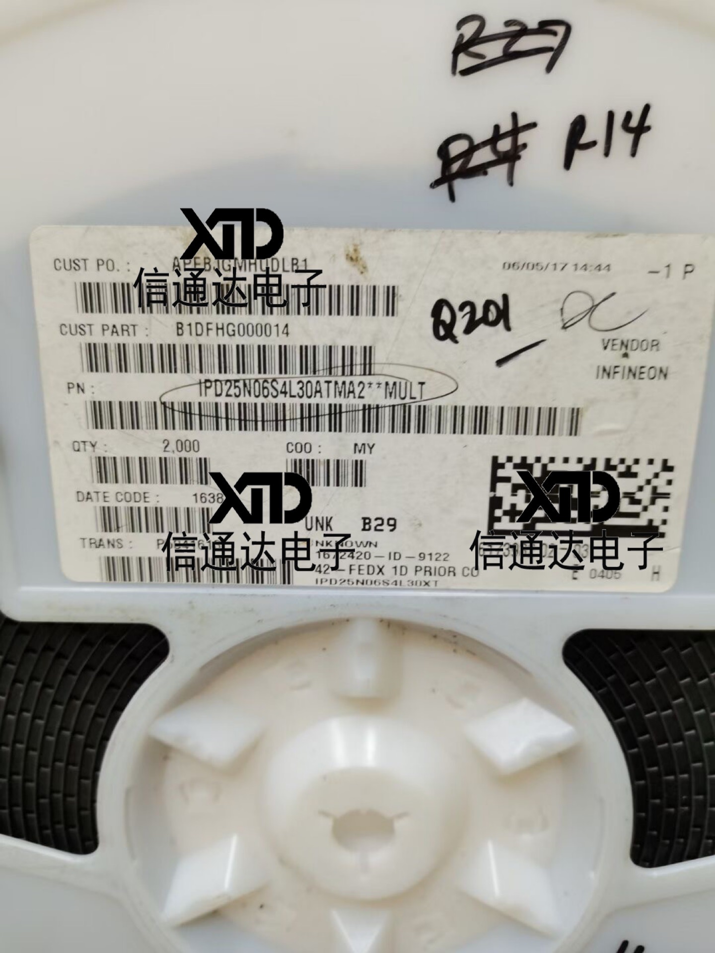 销售并回收IPD25N06S4L30ATMA2 TO252N沟道MOS场效 应管 原厂原装