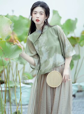 日常小个子复古旗袍系带