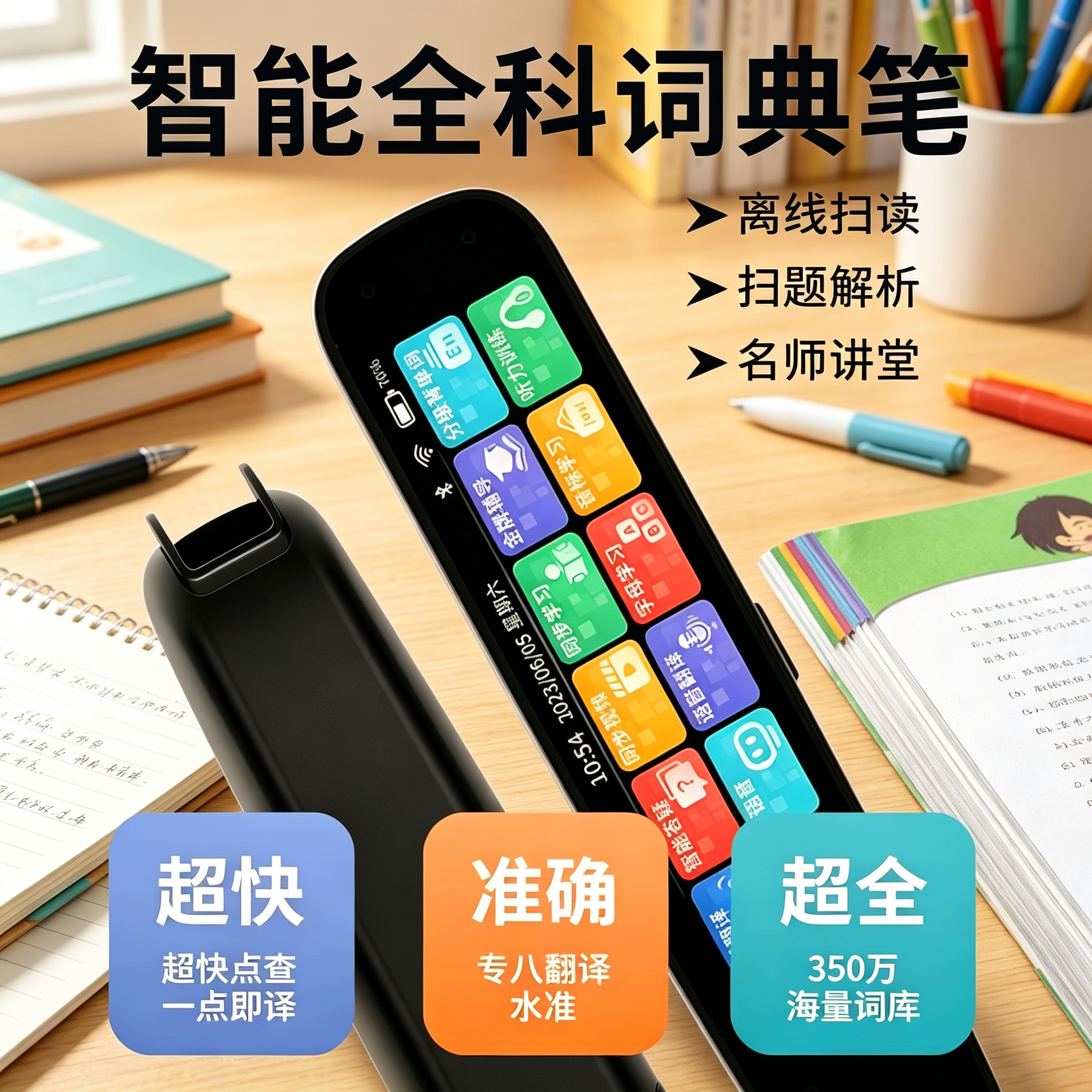 全科英语点读笔扫描翻译搜题