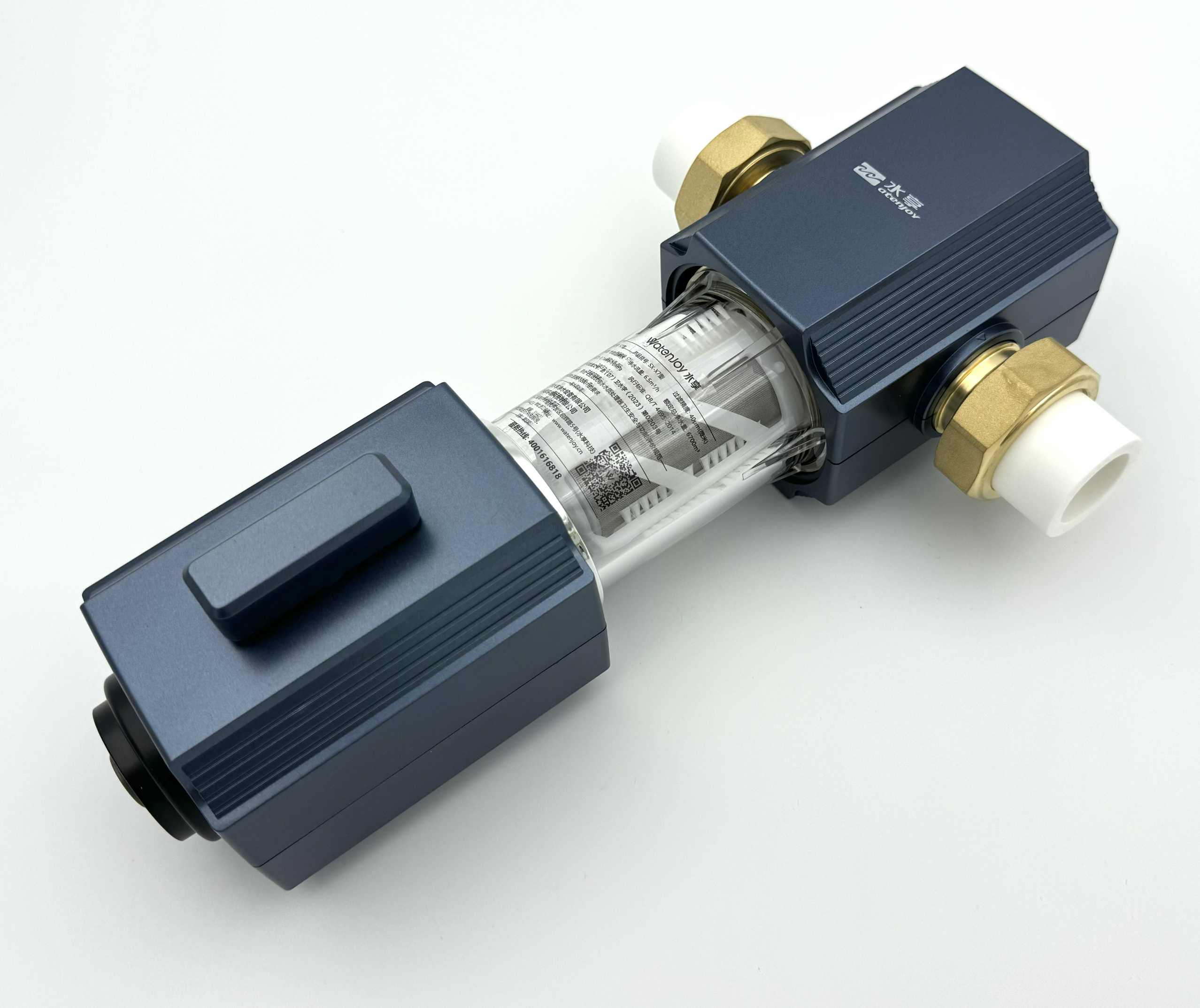 水享前自来水前置过滤器自动反冲洗家用净水器全屋中央滤水器全铜