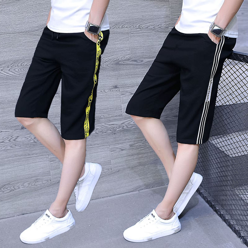 中學生13夏季休閑褲男2019新款14運動七分褲15青少年衛褲潮流16歲在類目 男裝, 休閒褲中 - 來自Buy2taobao.com提供專業的淘寶代購服務