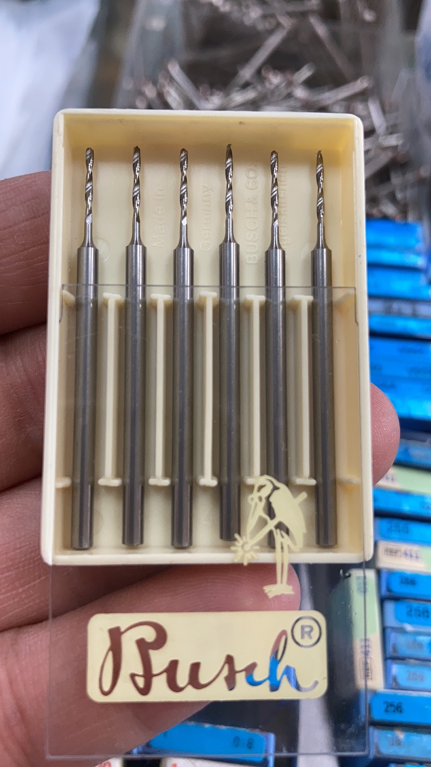 德国啄木鸟钻针麻花针钻孔针203#雕刻刀微镶针优质磨头首饰工具