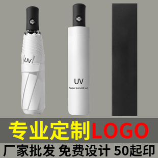 定制雨伞可印logo图案宣传广告伞批发自动款开业宣传伴手礼品活动