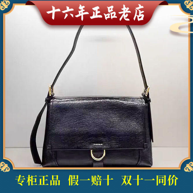 迪桑娜女包真牛皮专柜正品新款单肩斜挎休闲包包8242019901