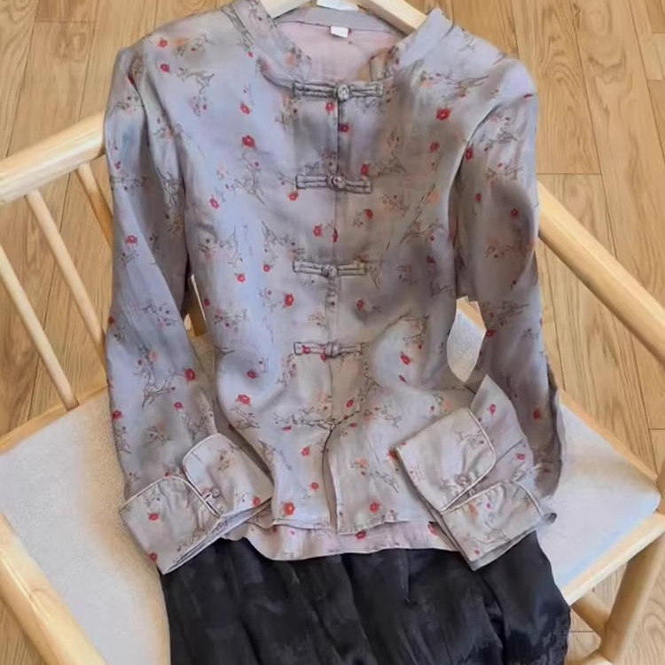 2025春季新款漂亮高级感唐装女新中式国风禅意盘扣外套气质上衣潮