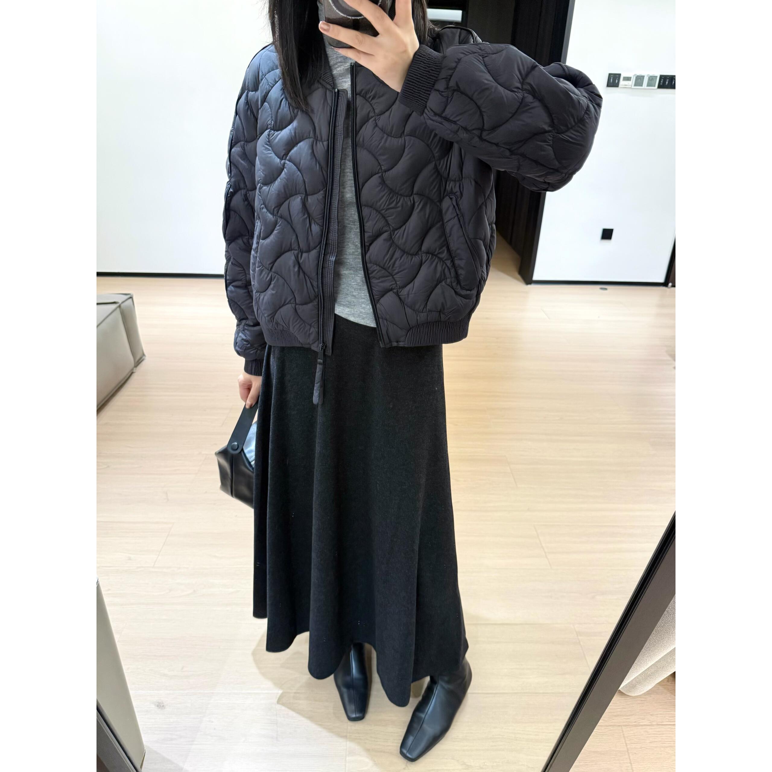 黑色轻薄羽绒服女短款2025秋冬新款小个子夹克棒球服棉袄外套上衣