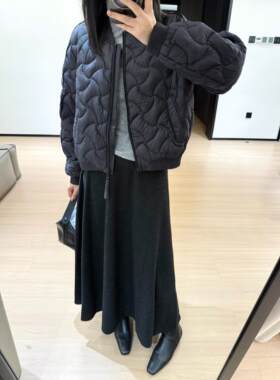 黑色轻薄羽绒服女短款2025秋冬新款小个子夹克棒球服棉袄外套上衣