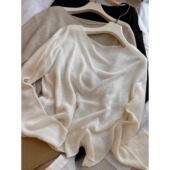 天丝亚麻凉感纸片人宽松针织防晒罩衫 CHAO级无D推荐 慵懒松弛感