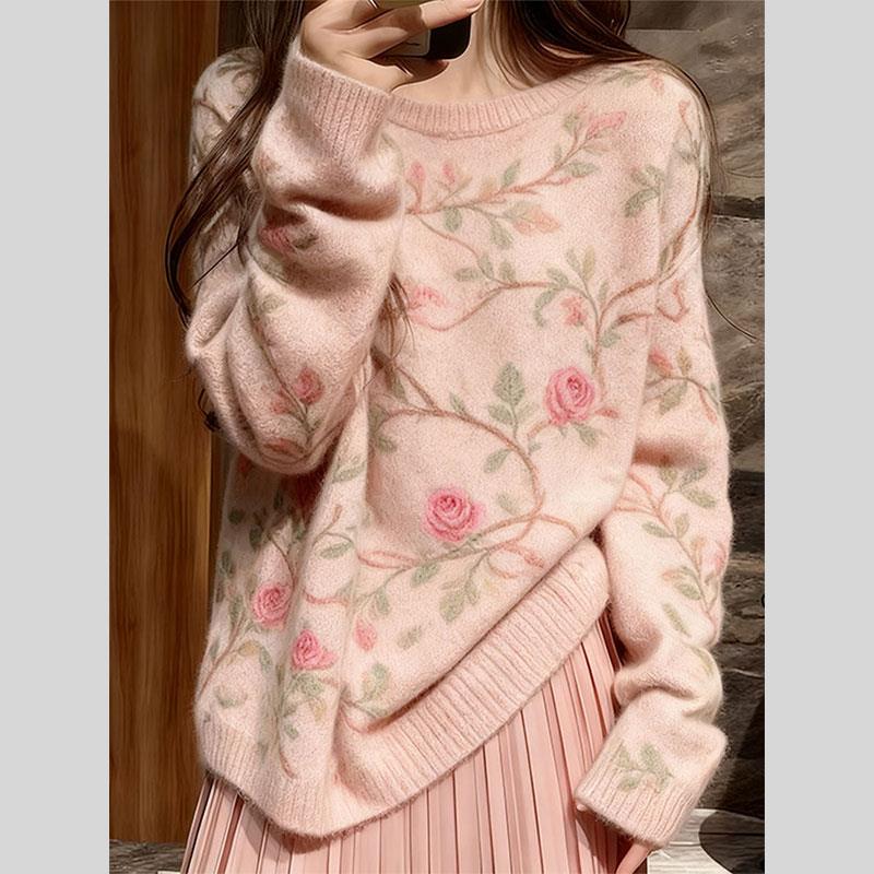 设计感慵懒高级感针织毛衣女款2025冬季新款爆款可外穿内搭上衣女