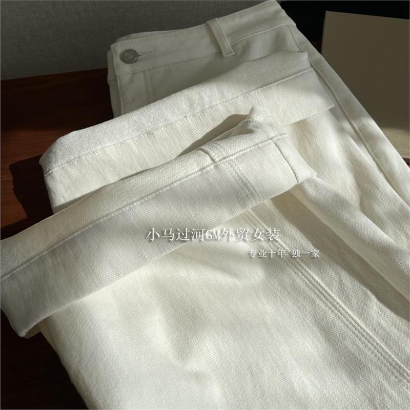 怒推！！！拿品质说话，外贸原厂单内里加绒直筒显瘦阔腿牛仔裤女