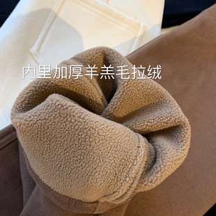 一条过冬~敲柔敲糯 新型奥利绒复合一体绒休闲显瘦锥形牛仔裤女冬