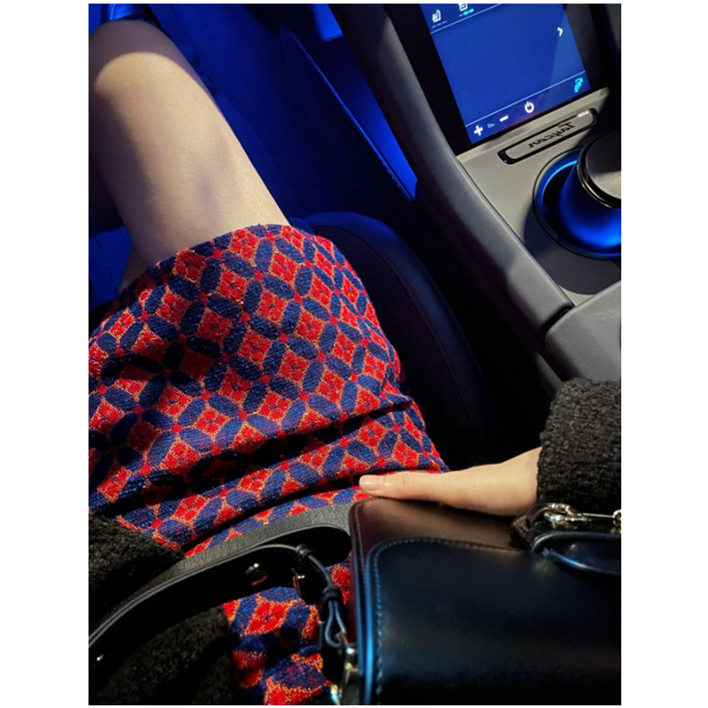 品牌专柜撤柜女装外贸原单清仓大牌氛围感高段位半身裙女