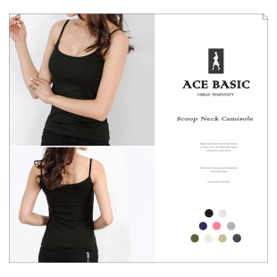 E009外贸原单吊带背心修身 百搭内搭小背心小吊带