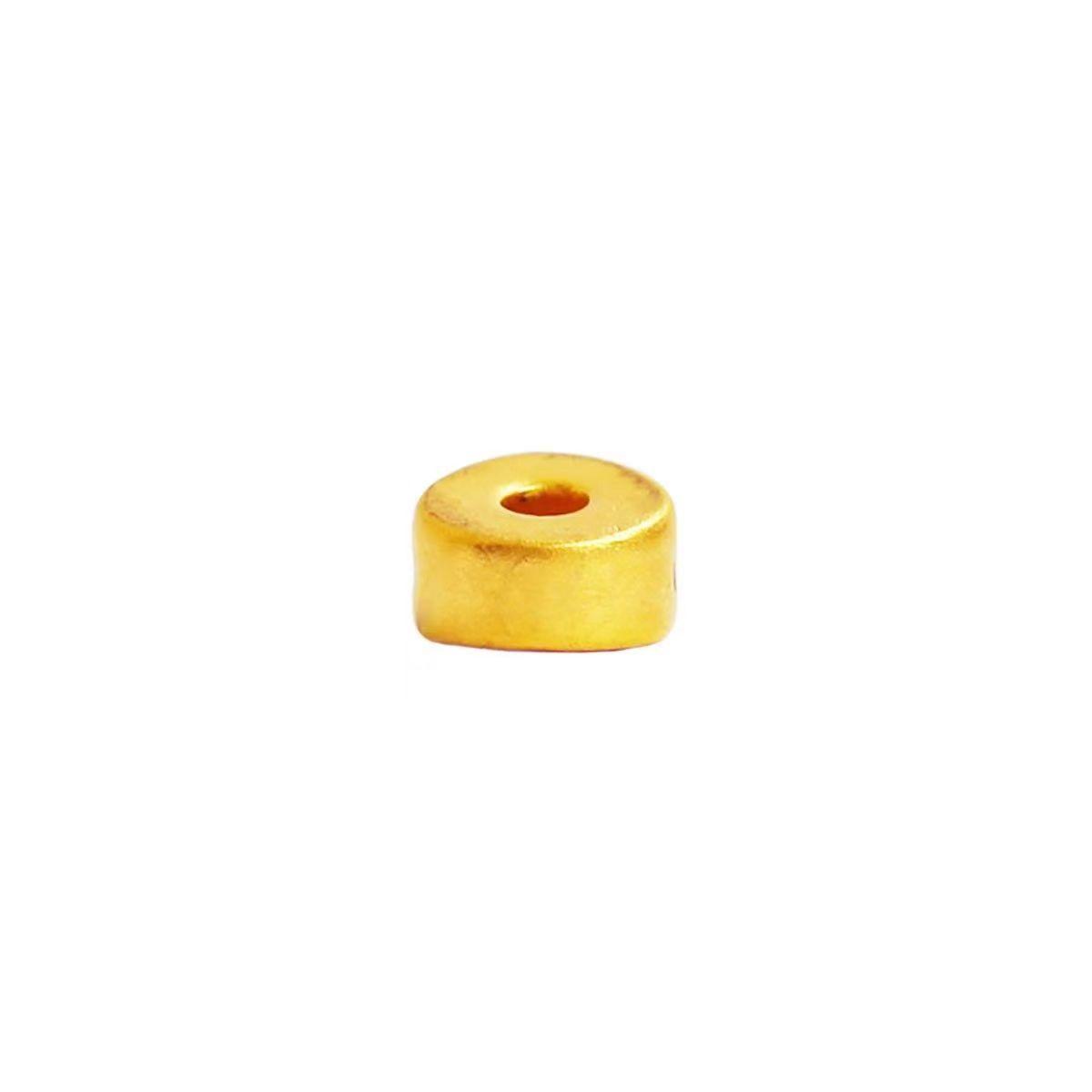 镀金大肠隔珠阿呆镀金斜切隔片可爱文玩白玉菩提diy饰品配饰配件
