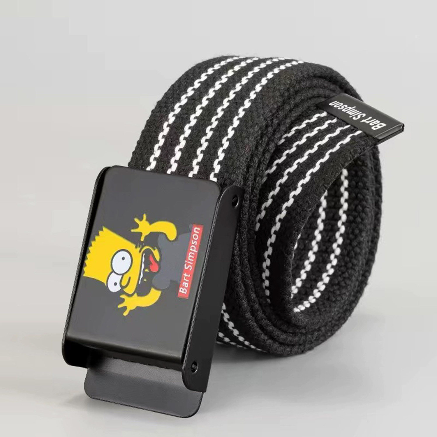 高中学生初中生男孩腰带青年男款皮带潮流青少年帆布裤带年轻人潮