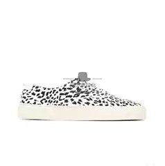 Tested 3D Printed Leopard Print Canvas Skateboard Shoes Casual Shoes Fashionable Sports Men's Trendyy White Shoes
