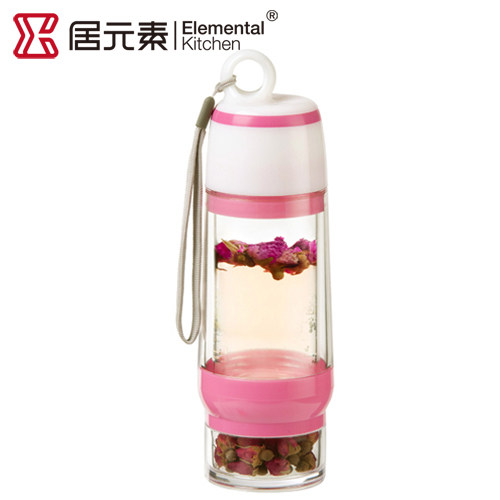 居元素多功能茶叶儿童玻璃水杯图片