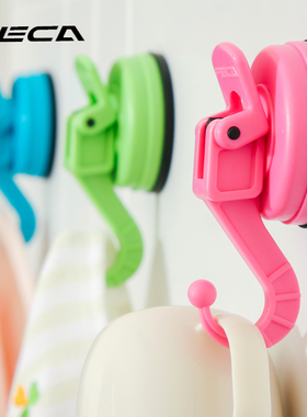 台湾FECA非卡 海马吸盘挂钩厨房卧室浴室门后挂钩无痕粘钩免打孔