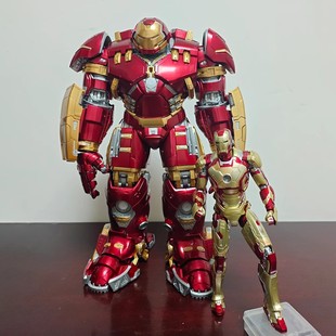山姆漫威正版泛乐钢铁侠MK42拼装手办模型摆件反浩克装甲关节可动