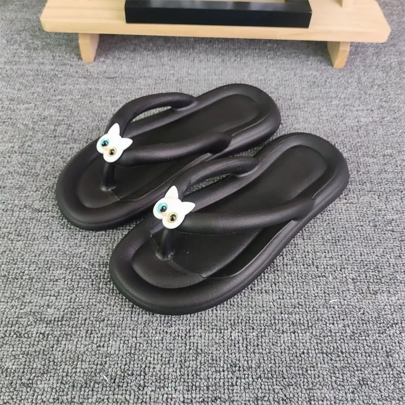 人字拖女平底可爱卡通拖鞋女款夏天外穿超仙防滑夹脚沙滩凉拖超轻,女鞋,人字拖,淘宝优惠券,粉丝福利购,淘宝优惠卷