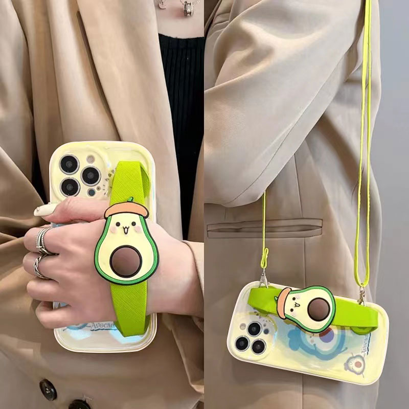 新款牛油果腕带小胖妹适用oppo find x9/findx8/findx7pro/x5/x3/findx6手机壳K11x全包硅胶k9个性k12女款k10