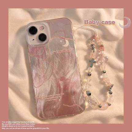 高级感渐变粉适用oppo Find x9/Find x8/findx7/findx6pro手机壳K12plus/k11x女羽纱k9个性k10新款高级感全包