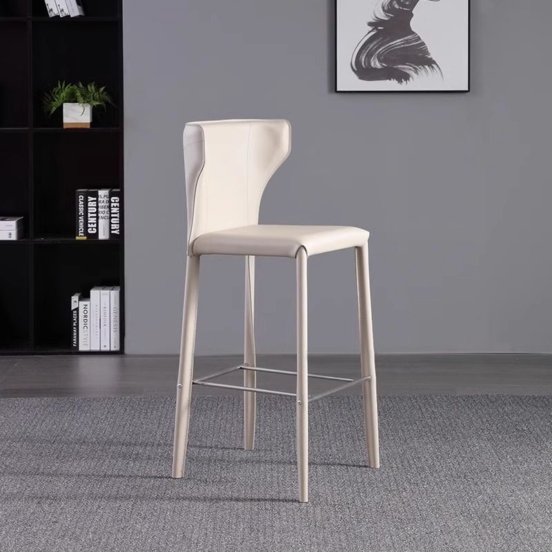 现代简约吧台椅家用高脚凳餐厅岛台椅酒吧靠背高脚餐椅马鞍皮吧椅,住宅家具,家用高脚椅,淘宝优惠券,粉丝福利购,淘宝优惠卷