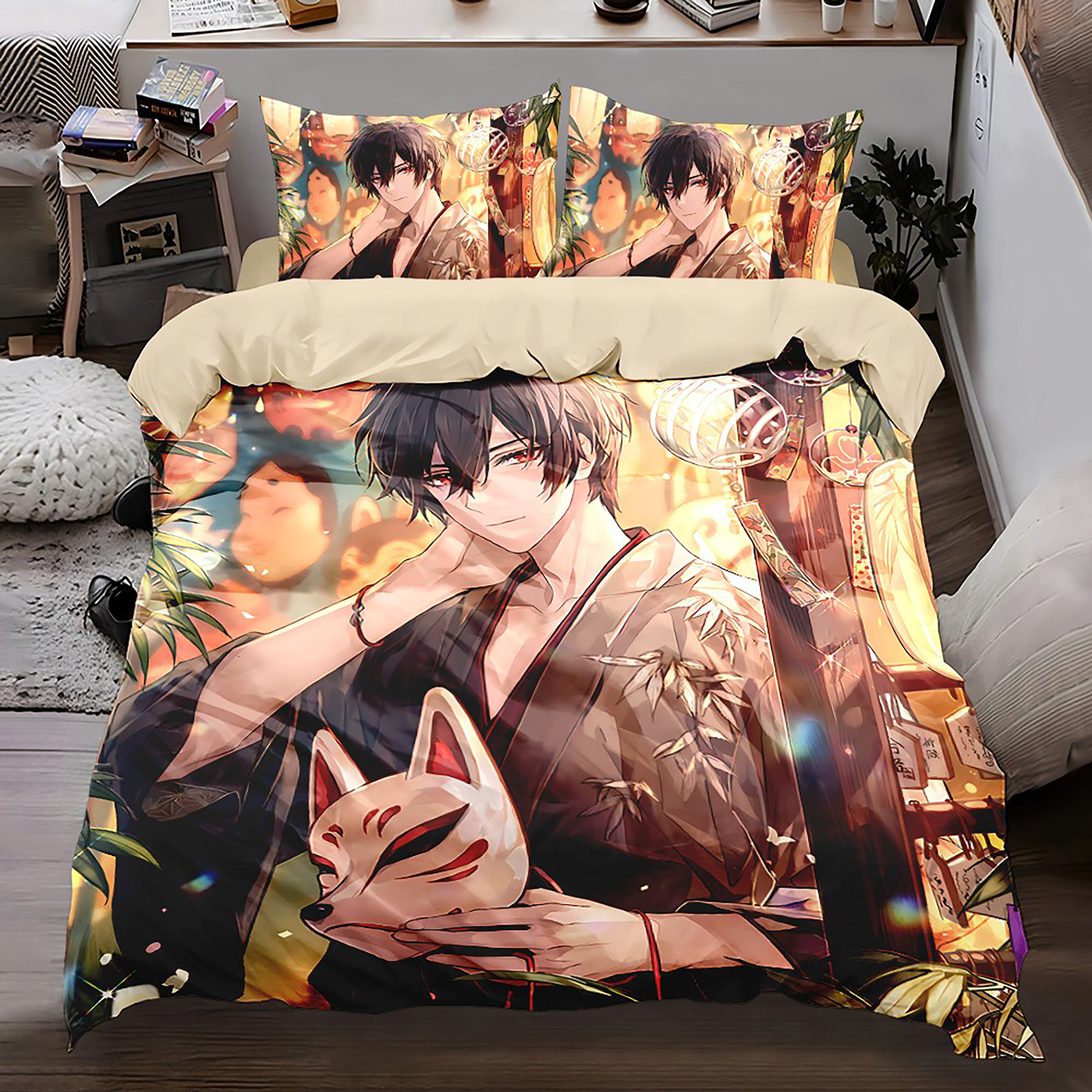 时空中的绘旅人叶瑄四件套艾因司岚路辰罗夏被套学生床上用三件套