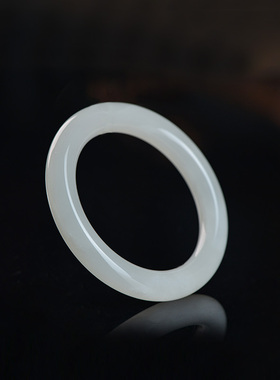 儒匪窝和田玉玉镯子白玉带证书