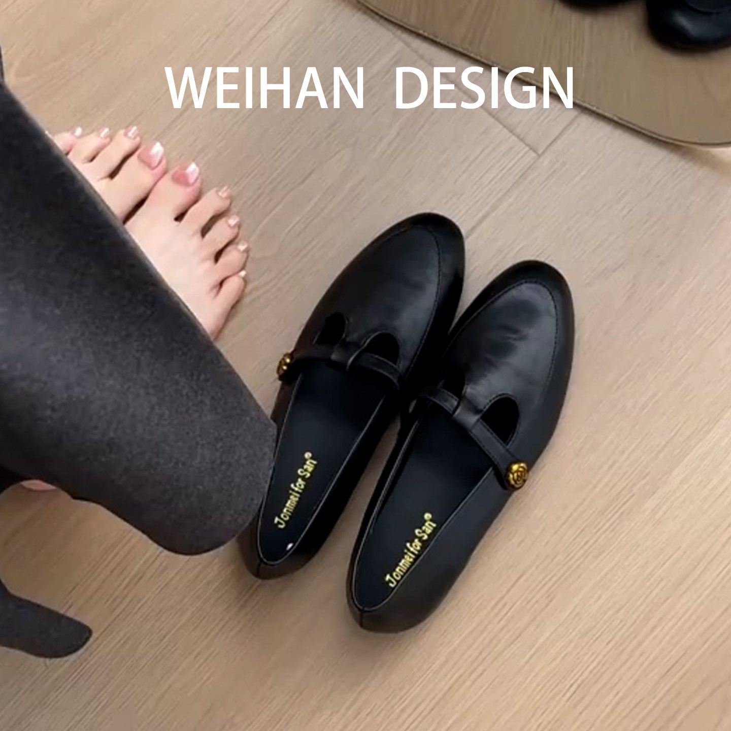 羊皮版~复古真皮玛丽珍鞋女圆头浅口单鞋平底乐福鞋英伦jk小皮鞋,女鞋,浅口单鞋,淘宝优惠券,粉丝福利购,淘宝优惠卷