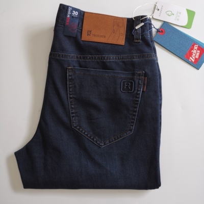 2025新款四海龙薄料牛仔裤修身男中腰款正品长裤C33