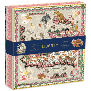 (现货)Galison Liberty Maxine 异形双面拼图 500片美国进口