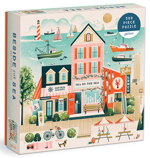 （现货）正版galison 海边小屋 500片 美国进口拼图