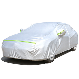 东风标致307两厢车衣标志307三厢加厚四季车罩防雨防晒隔热汽车套