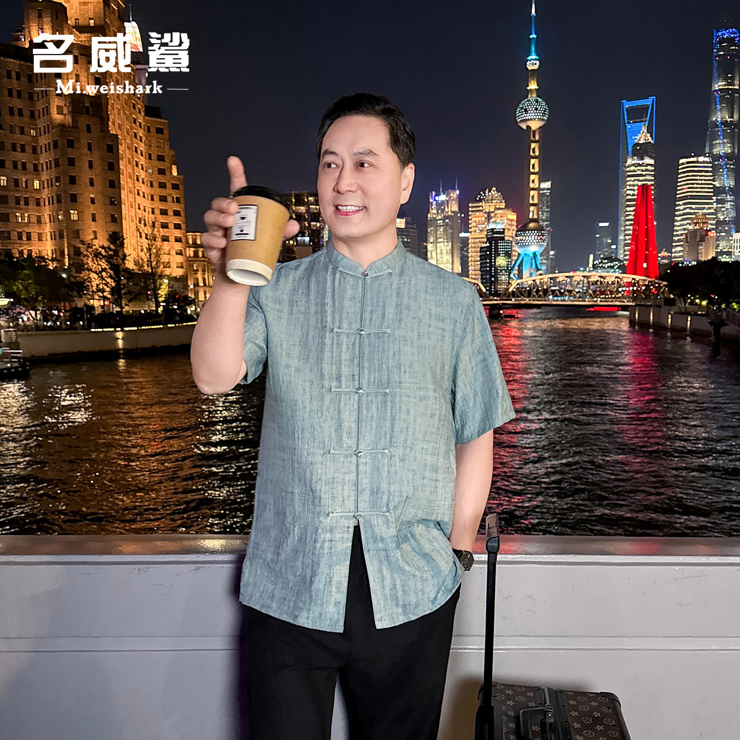 中老年唐装男士短袖夏季爸爸新中式国风彷棉麻汉服休闲衬衫衣套装