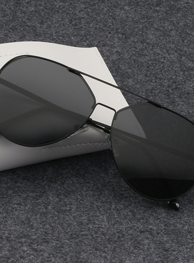墨镜飞行员偏光黑框司机太阳镜
