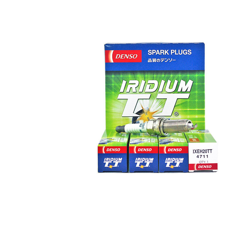 电装IXEH20TT适配卡罗拉雷凌威驰雅力士逸致铱金火花塞4支装