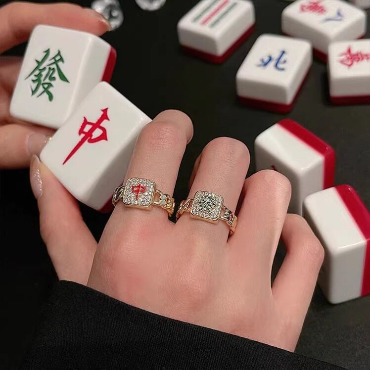 打麻将必赢神器戒指打麻将赢钱把把胡打牌好运逢赌个性