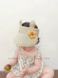 Детская солнцезащитная шляпа, летний детский солнцезащитный крем, шапка для младенца на солнечной энергии, в цветочек