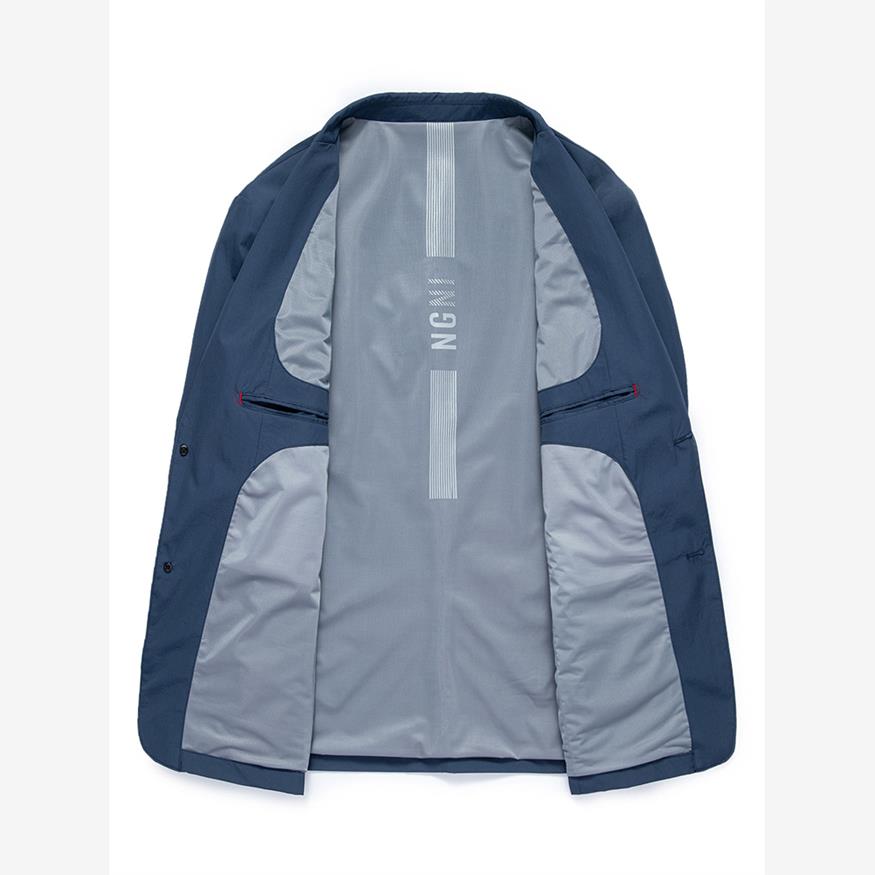 皮尔卡丹休闲西服男2025春秋季新款轻薄透气棉质便西薄款单西外套