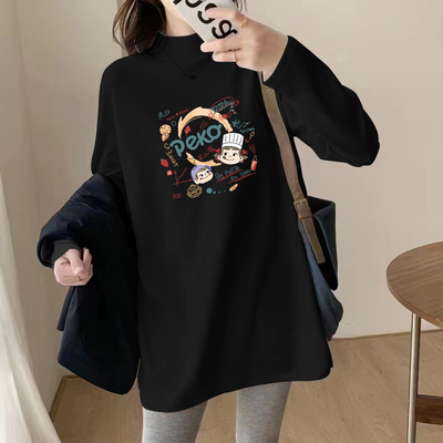 孕妇德绒打底衫秋冬内搭长袖t恤