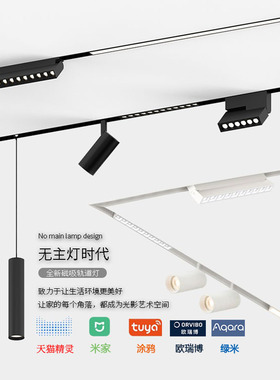 兼容绿米aqara涂鸦ZigBee/DALI/0-10V调光调色明装白色磁吸射灯