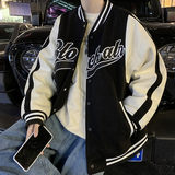 ins棒球服男女潮牌春秋教练飞行夹克美式复古刺绣外套-jk110-p58，男装夹克，星座601-1