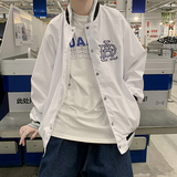 腰果花百搭棒球服男日系夹克外套ins嘻哈情侣装jk2001-p50，男装夹克，星座601-1