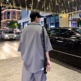 小西装男套装夏季短袖七分袖外套韩版潮流雅痞轻薄款西服p50，男装西服，星座601-1