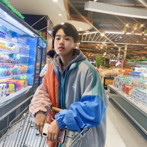 拼色牛仔外套男潮牌工装夹克两面穿百搭帅气上衣-j006-p65图片